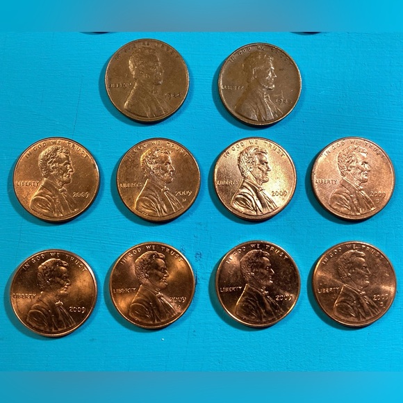 ⚫️ Vintage - All 3 Mints - 1943 Steel Pennies - War Time Wheaties - Collectible - Picture 10 of 15